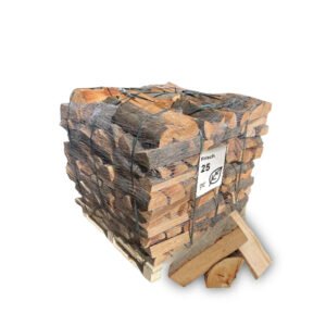 Brennholz Buche, halbtrocken, 25 cm – Netzpalette