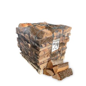 Brennholz Eiche, kammergetrocknet, 30-33 cm – Netzpalette