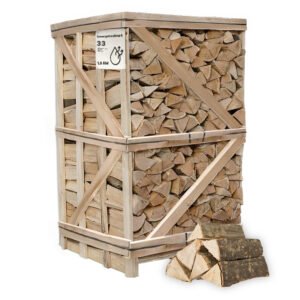 Brennholz Hainbuche, kammergetrocknet, 30-33 cm – Großpalette